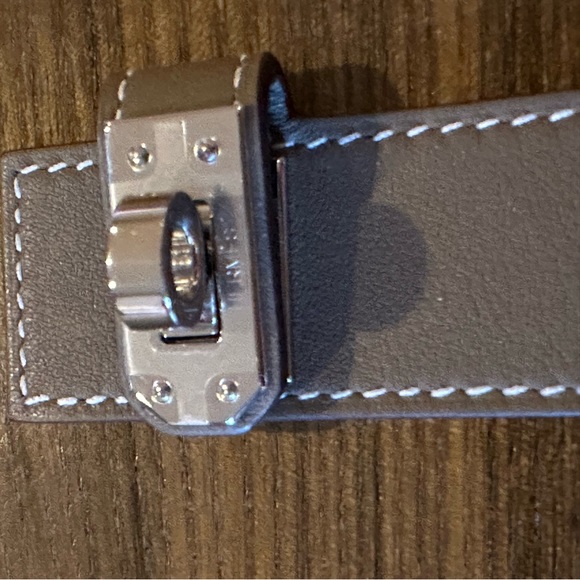 BNIB Hermes Kelly Twist Leather Bracelet Small Model in size T1 XS - Picture 6 of 11